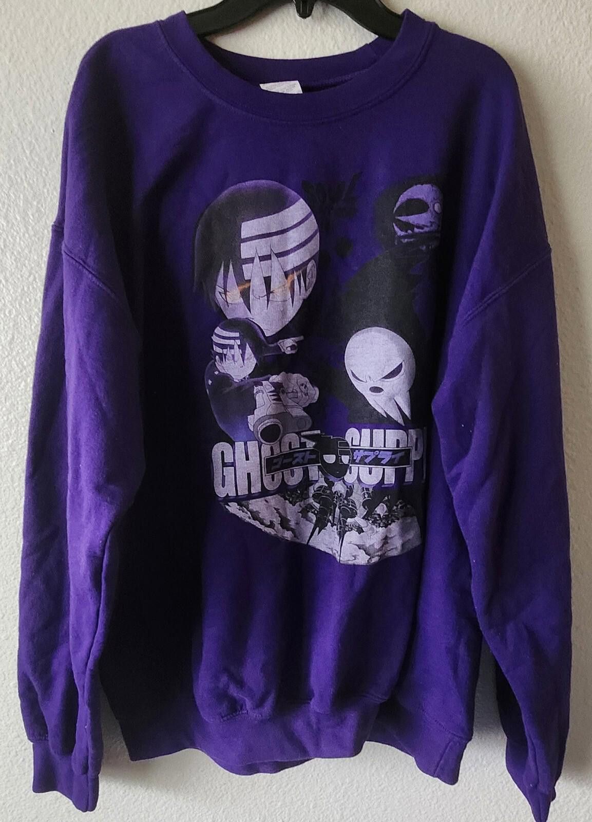 Ghost Supply Ghost Supply Sweater Color Purple Size ANIME GRAPHIC PRINT Size US L / EU 52-54 / 3 - 1 Thumbnail