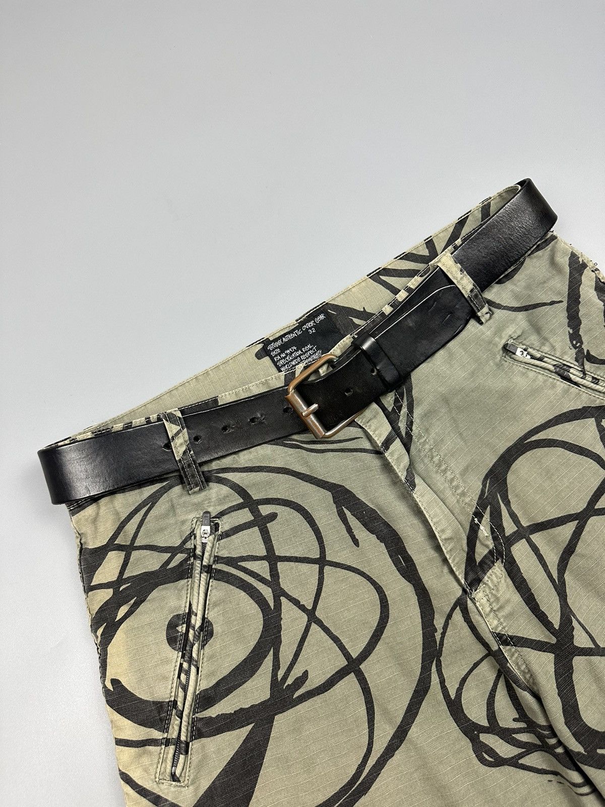 Carhartt × Carhartt Wip Vintage Carhartt WIP Script Studs Leather Belts Size 34 - 3 Thumbnail