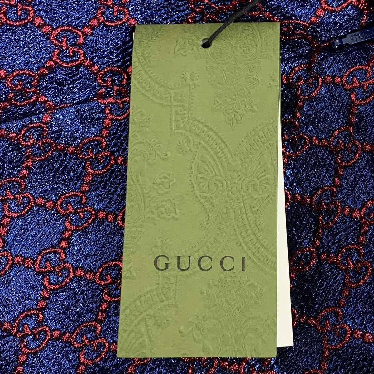 Gucci Gucci Blue Purple All-over Logo Pleated Mini Skirt K26WX Size 25" / US 0 / IT 36 - 8 Thumbnail