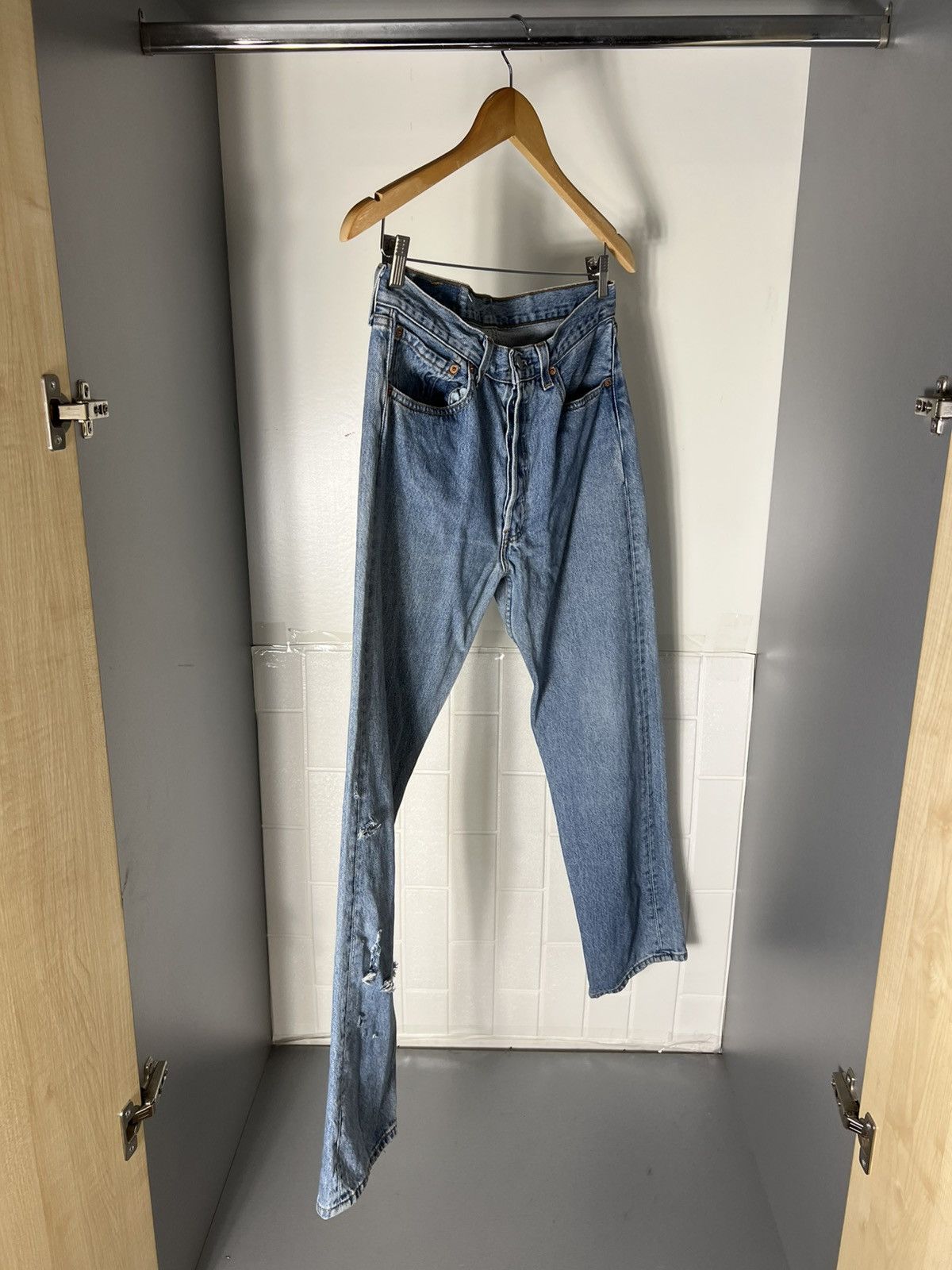 Levi's Made & Crafted VINTAGE LEVIS 501 MADE IN USA DENIM JEANS RETRO DESIGNER 90s Size US 31 - 4 Thumbnail