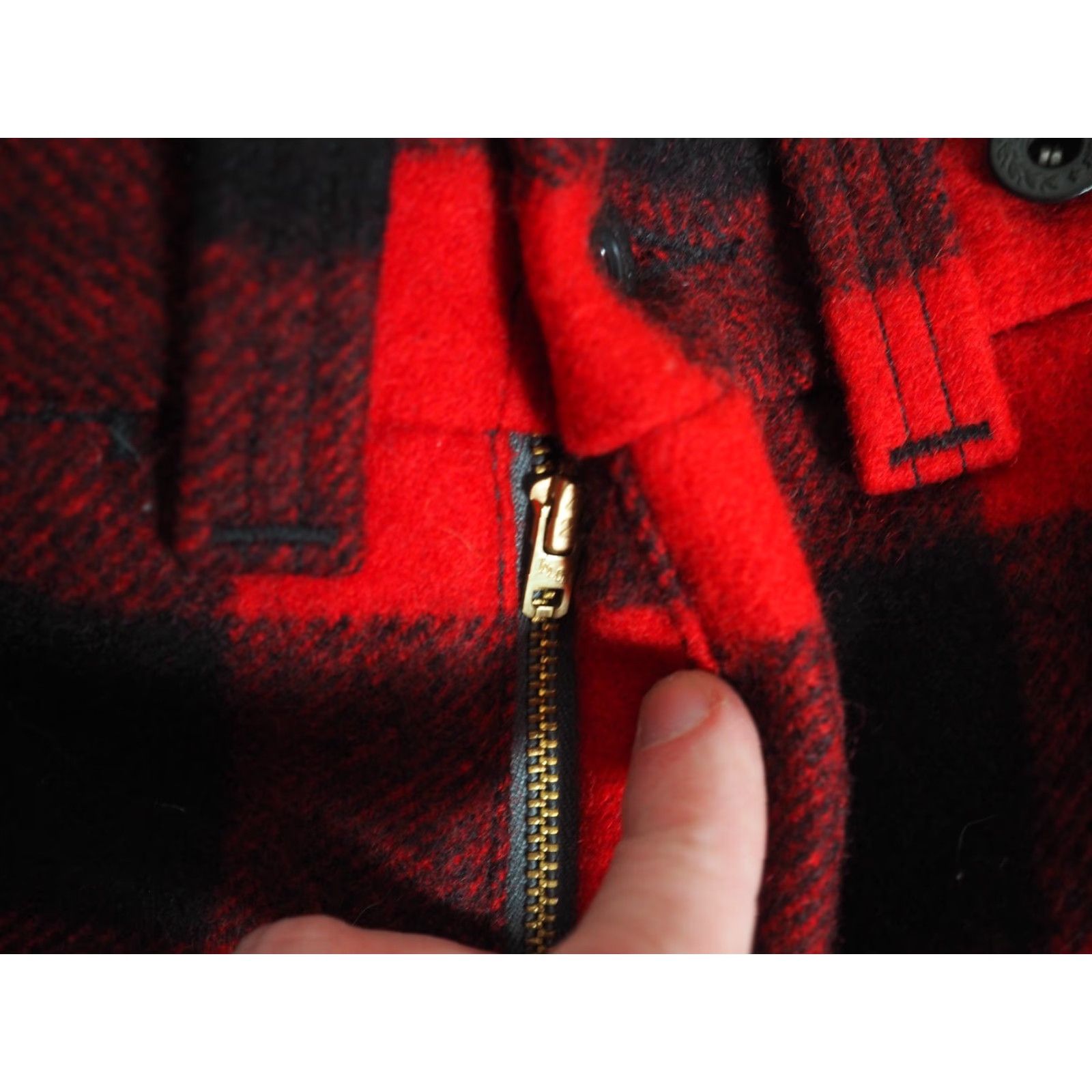 Filson VTG Filson Seattle Wool Plaid Pants Mens 27x31 Red Black Buffalo 80s 70s Straight Front Pockets Multicolor Wool 27x31 Mens Size US 27 - 7 Thumbnail