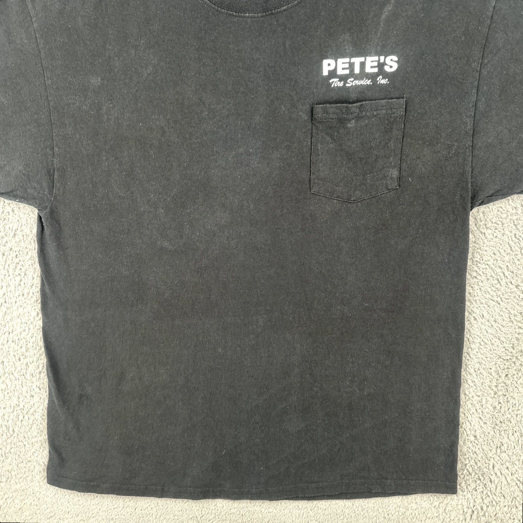 Hanes VINTAGE Hanes Beefy-T XL Black T Shirt Men California Pete’s Tire Service Coachella Escondido Size US XL / EU 56 / 4 - 5 Thumbnail