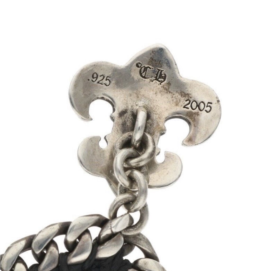 Chrome Hearts Chrome Hearts Leather Flare Chain Bracelet Size ONE SIZE - 3 Thumbnail