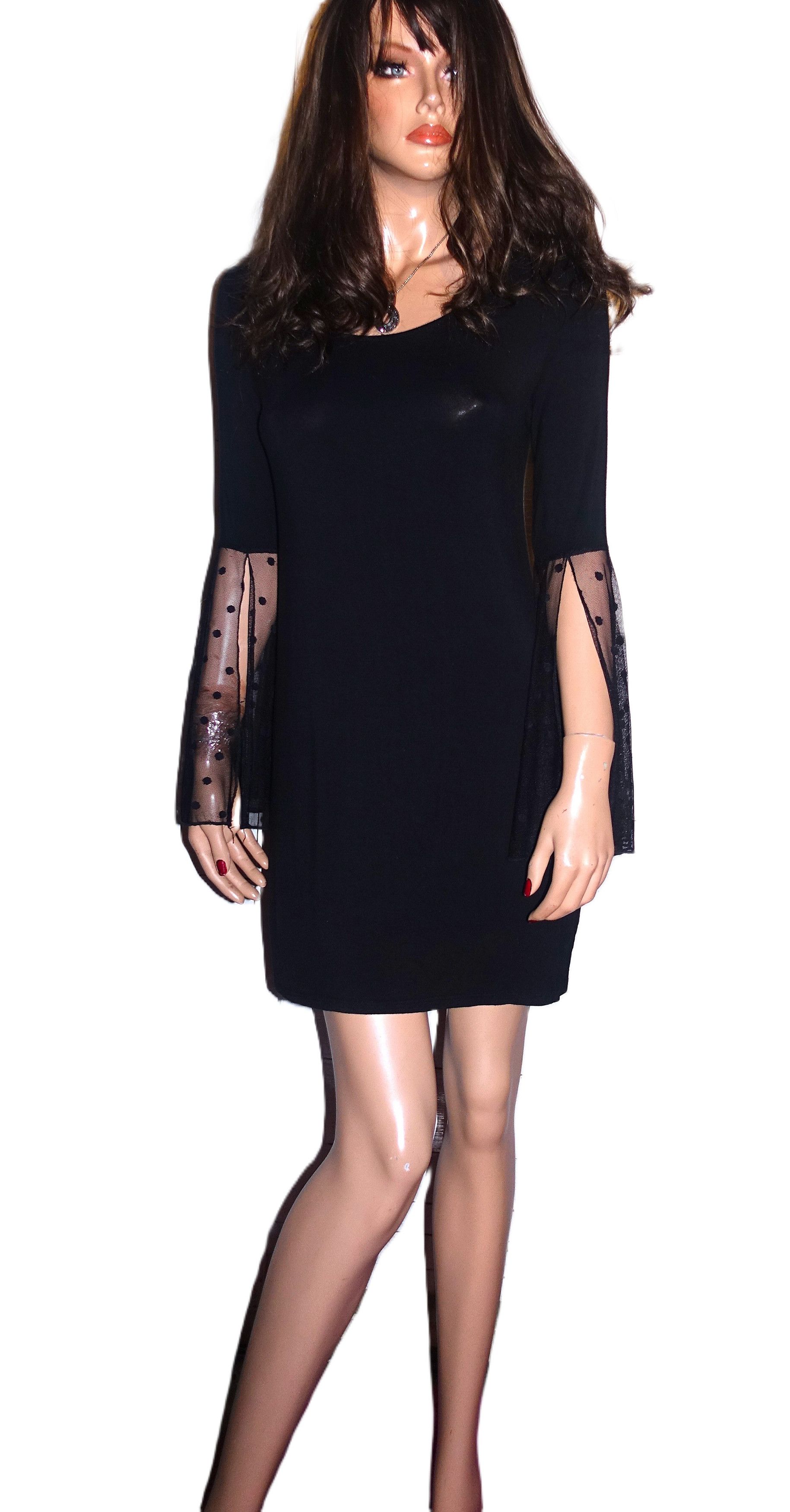 Other AmeLia James Black Lace Polka Dot Dress XS Size XS / US 0-2 / IT 36-38 - 2 Thumbnail