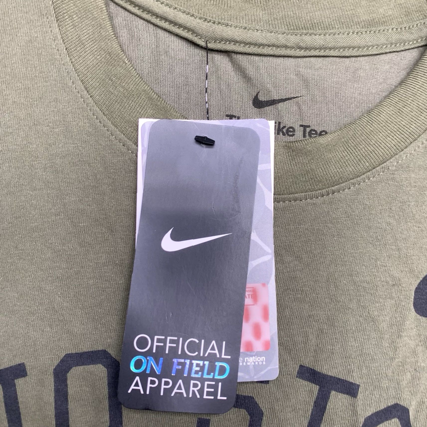 Nike Nike Shirt Mens OSU Dri-Fit Salute to Service Ohio State Buckeyes Green Crew Neck Short Sleeve M Size US M / EU 48-50 / 2 - 6 Thumbnail