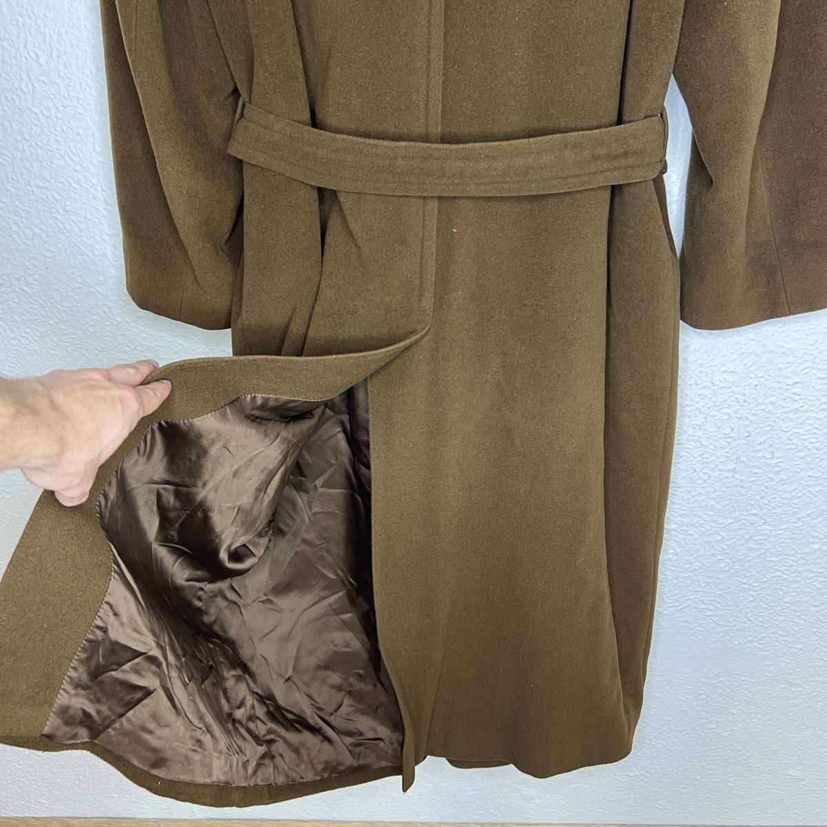 Hugo Boss HUGO BOSS Vintage Wool Double-breasted Coat Brown Size US M / EU 48-50 / 2 - 8 Thumbnail