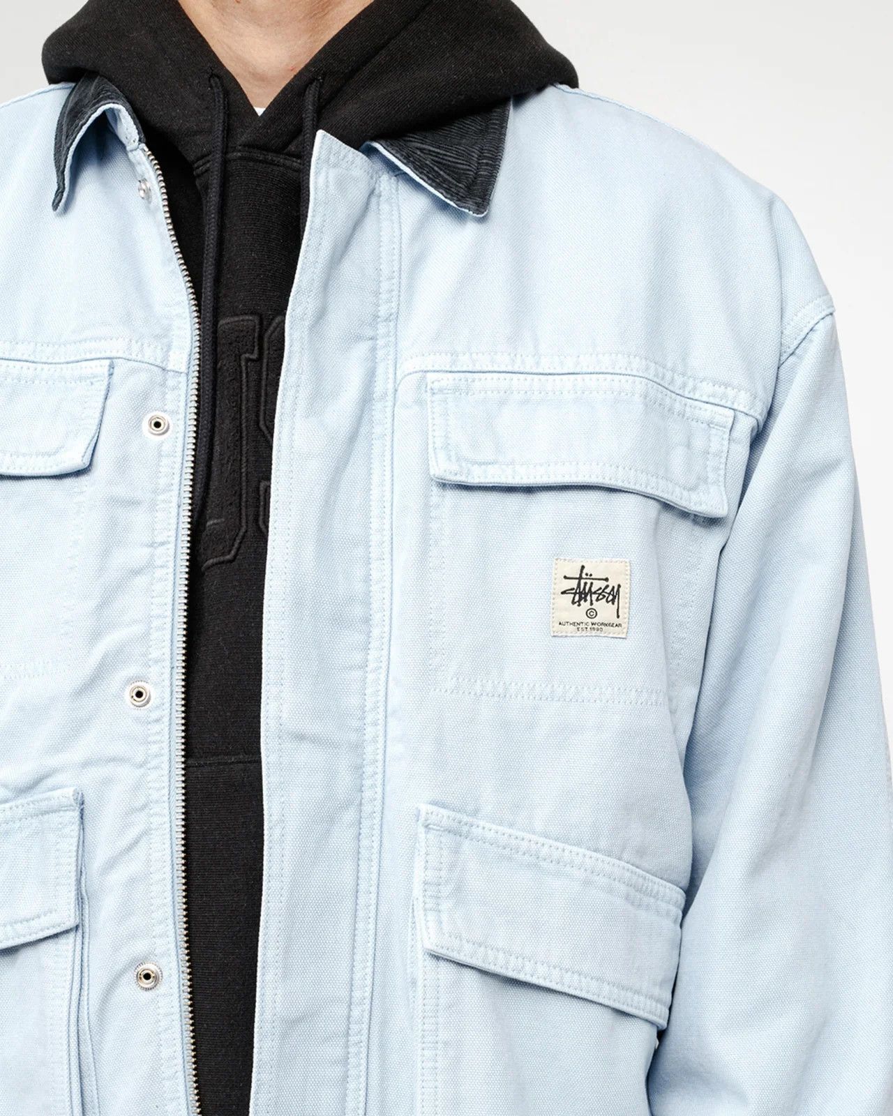 Stussy STUSSY SHOP JACKET WASHED CANVAS Size US M / EU 48-50 / 2 - 2 Thumbnail