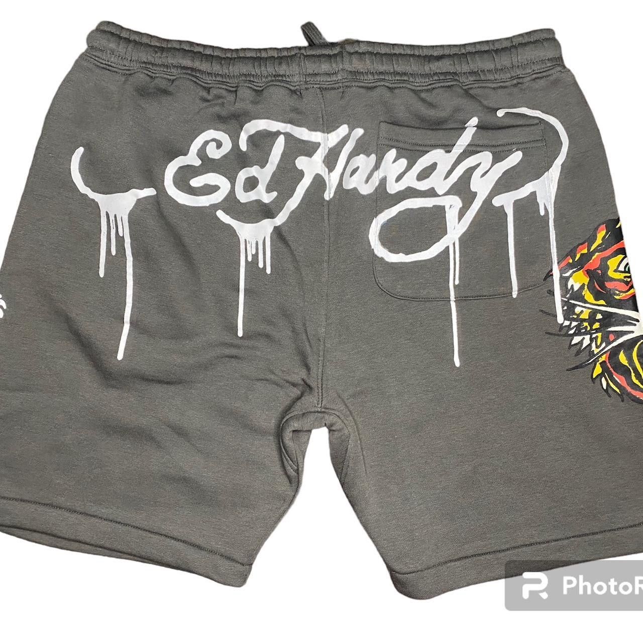 Ed Hardy Ed Hardy Tiger Head Sweatshorts Size US 34 / EU 50 - 1 Thumbnail