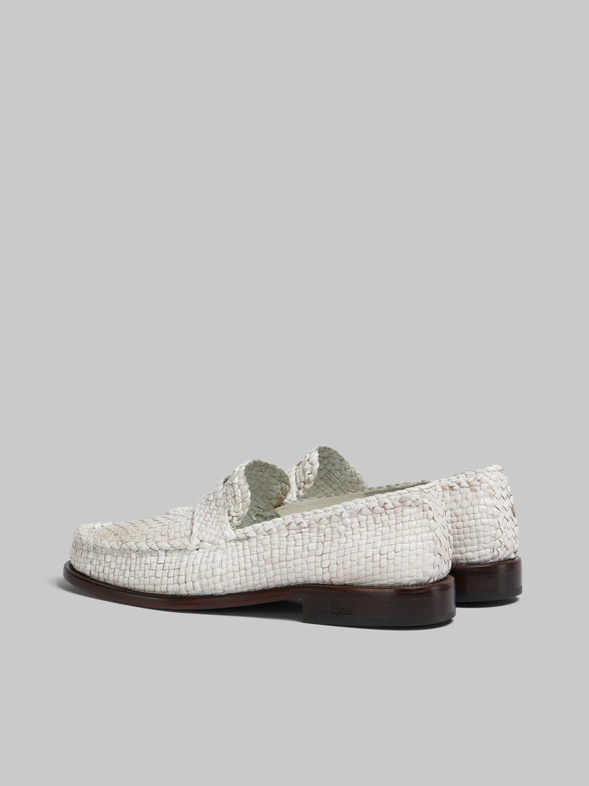 Marni o1w1db10125 Leather Bambi Loafer in Lily White Size US 8 / IT 38 - 3 Thumbnail