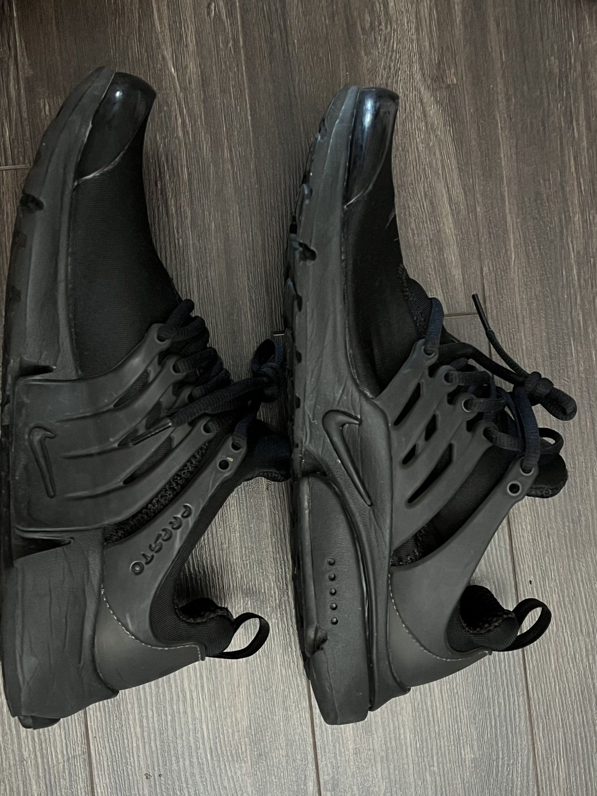 Nike Nike Air Presto US10M triple black shiny toe Size US 10 / EU 43 - 1 Thumbnail