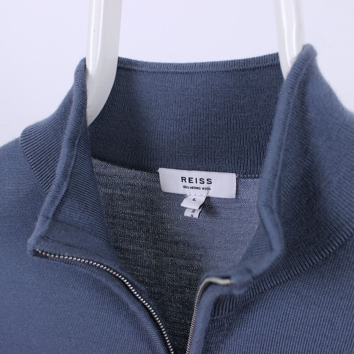 Reiss Reiss Sweater Merino Wool Long Sleeve Size US L / EU 52-54 / 3 - 3 Thumbnail