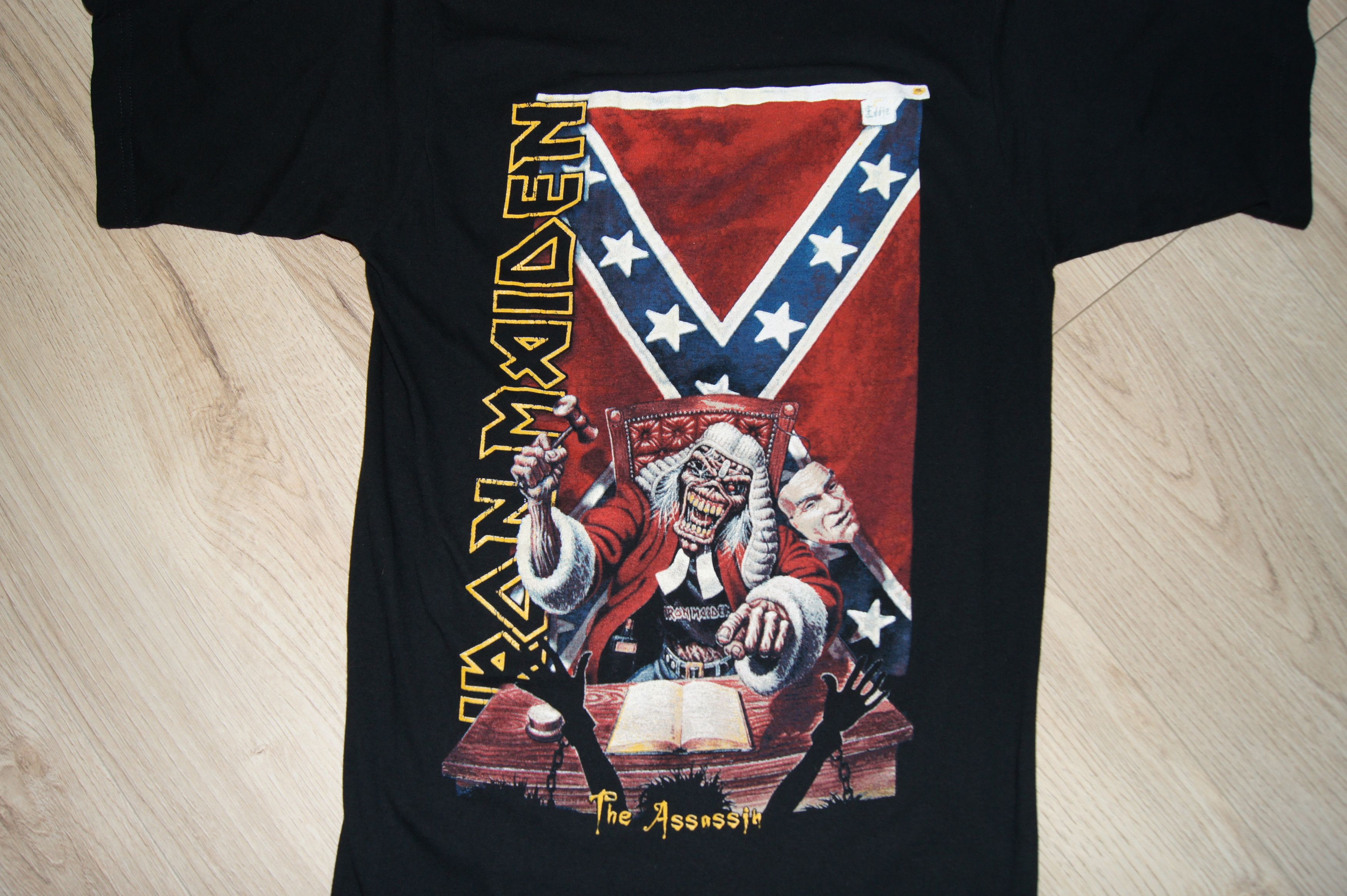 Band Tees × Iron Maiden × Vintage IRON MAIDEN THE ASSASSIN EDDIE * Vintage Looks Like New Size US S / EU 44-46 / 1 - 4 Thumbnail