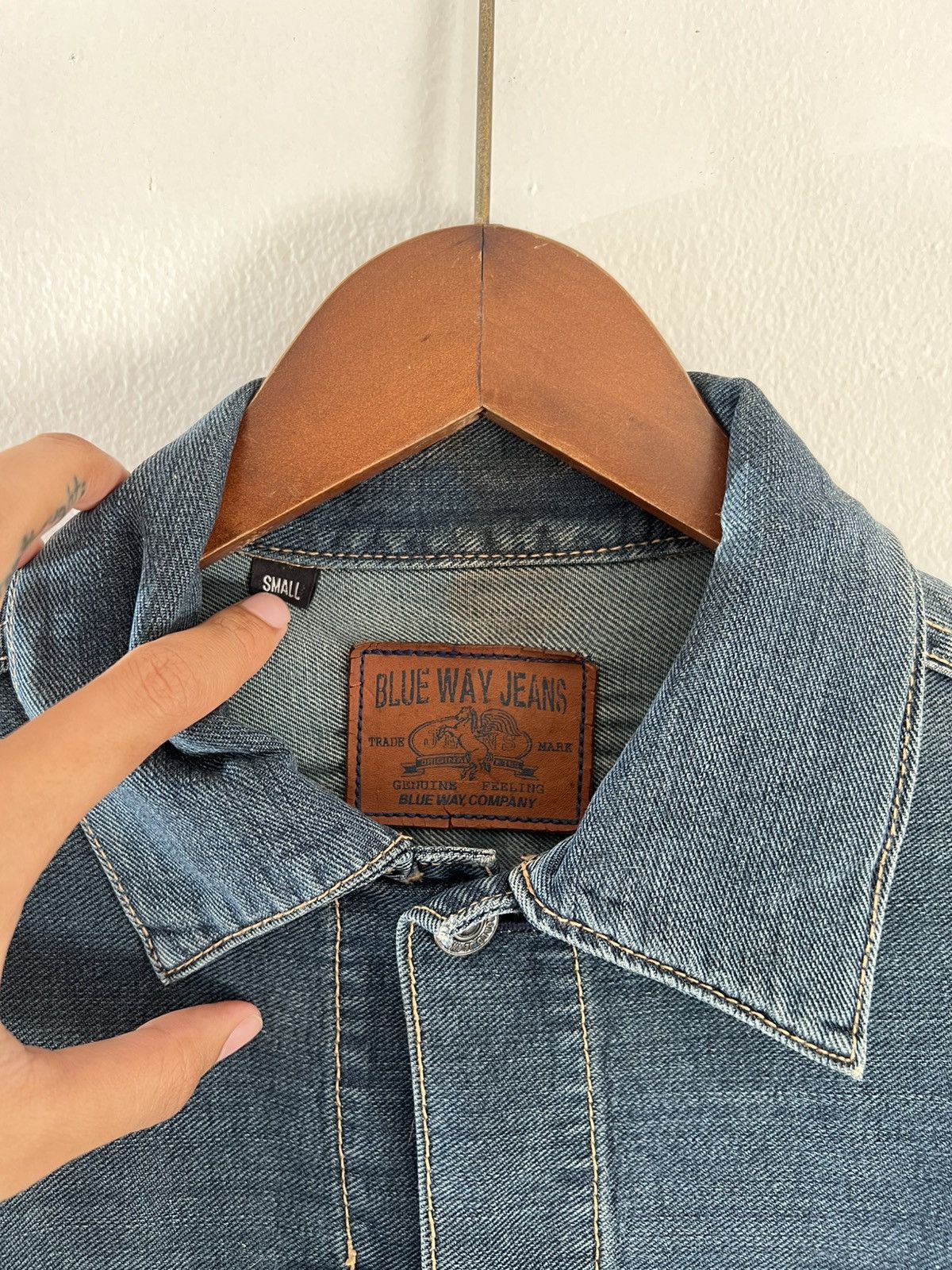 Vintage Vintage Blue Way Denim Jacket Size US S / EU 44-46 / 1 - 3 Thumbnail
