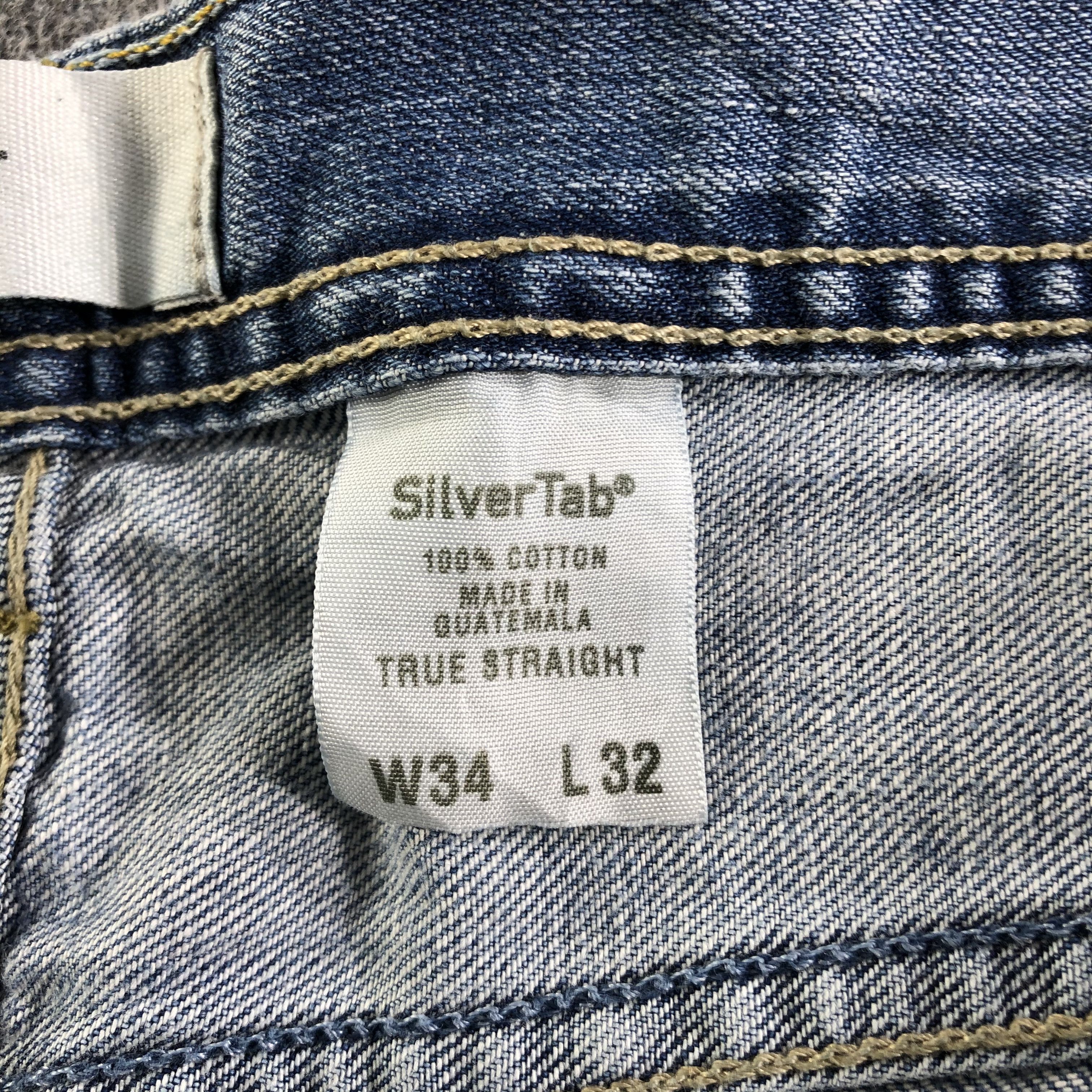 Levi's Vintage Blue Wash Levis SilverTab Jeans-J3457 Size US 35 - 9 Thumbnail