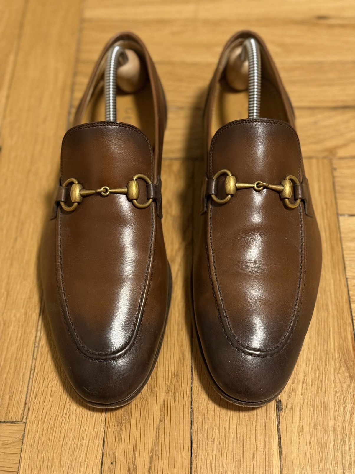 Gucci Men’s Dark Brown Jordaan Loafers