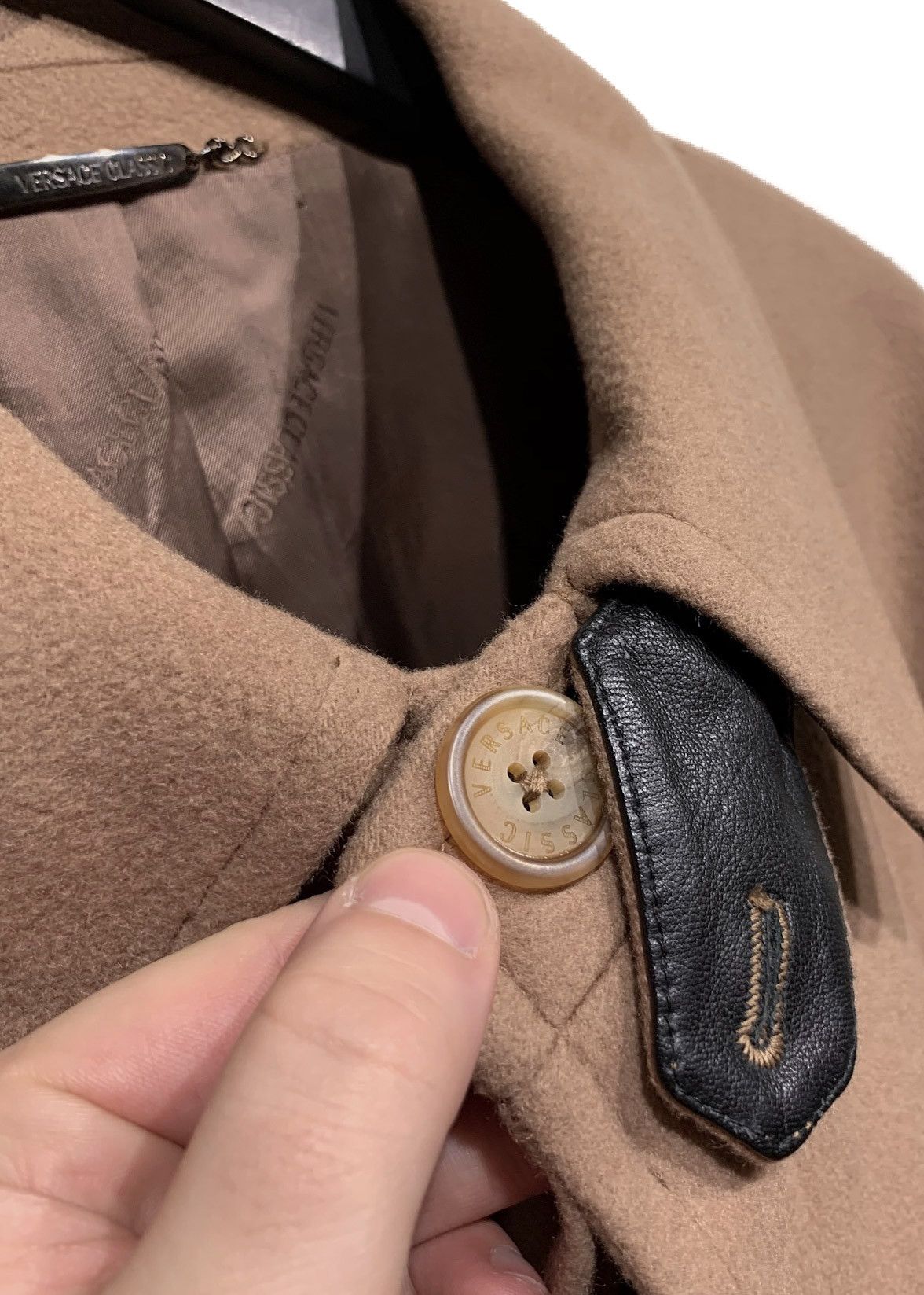 Versace Versace Classic Camel Cashmere Coat Size US L / EU 52-54 / 3 - 4 Thumbnail