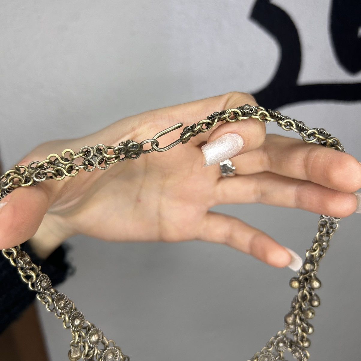 If Six Was Nine × Vintage Tribal Chain Mail Choker Size ONE SIZE - 11 Thumbnail