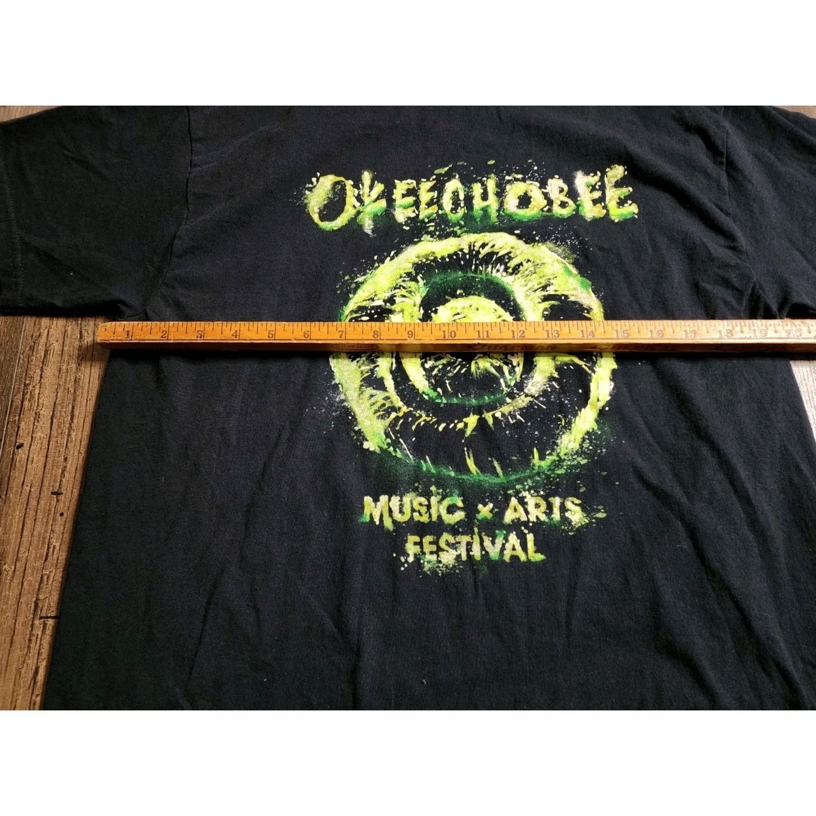Vintage Insomniac T-Shirt Mens L Okeechobee Music x Arts Festival 2023 Black Cotton Crew Neck Short Sleeve Size US L / EU 52-54 / 3 - 2 Thumbnail