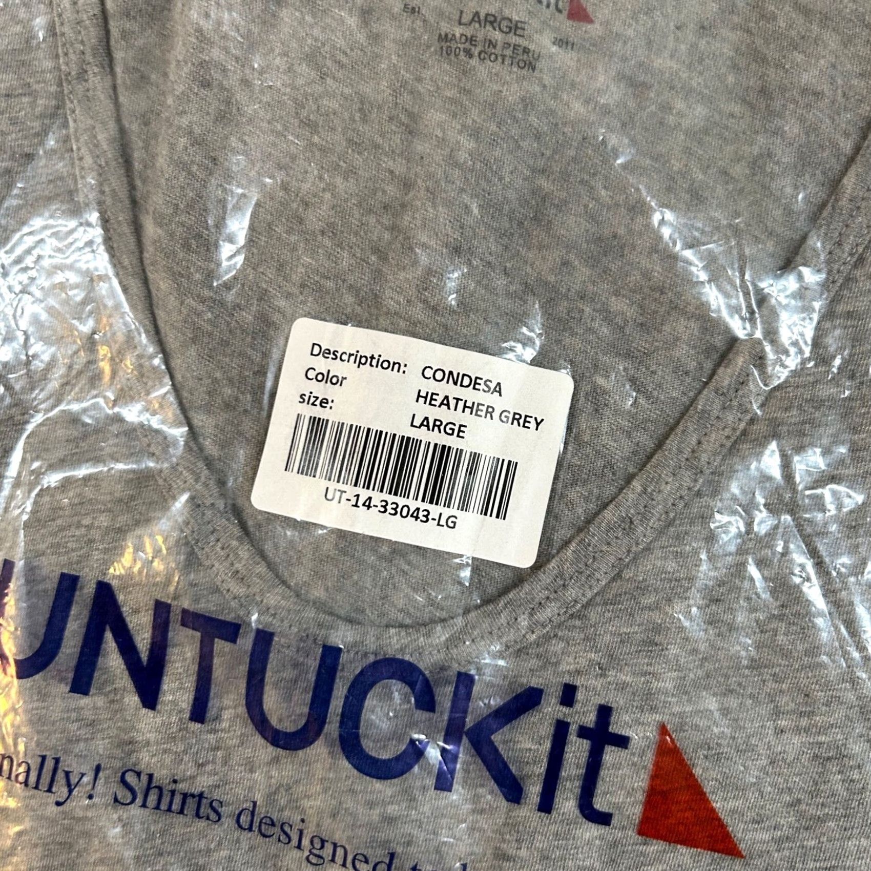 UNTUCKit UNTUCKit Condesa T-Shirt Scoop Neck Short Sleeve Casual Gray Womens Large New Size L / US 10 / IT 46 - 2 Thumbnail