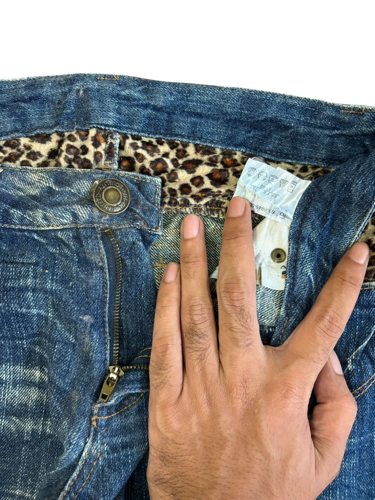 Hysteric Glamour Vintage Japanese Brand Distress Low Rise Flare Jeans Size 28" / US 6 / IT 42 - 5 Thumbnail