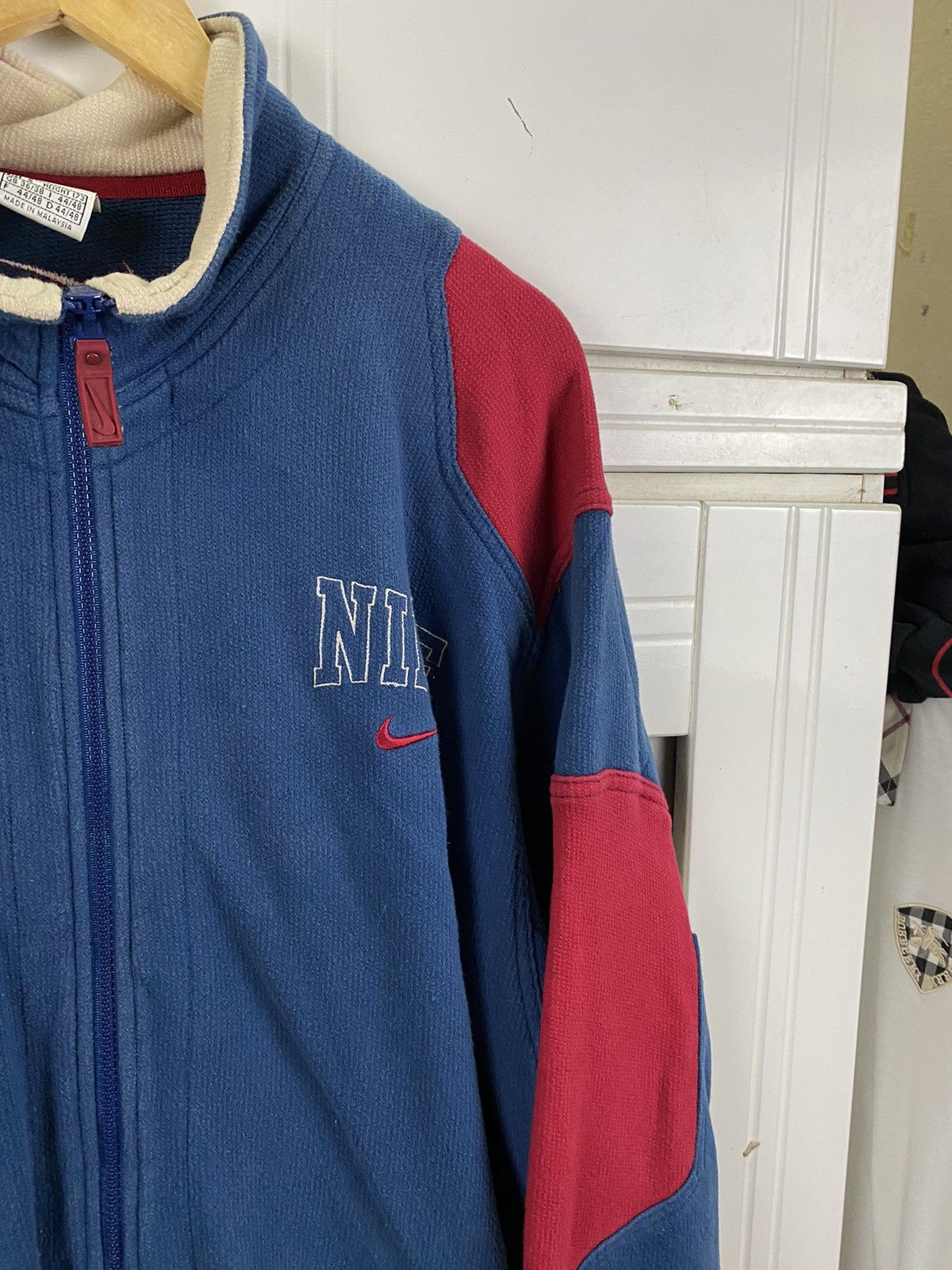 Nike ✅️Vintage NiKE Jacket Full Zipper Size US L / EU 52-54 / 3 - 3 Thumbnail