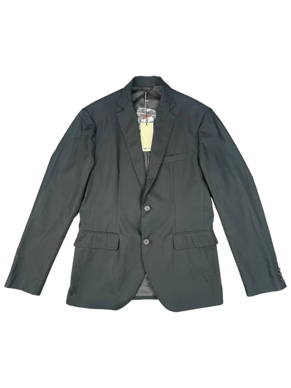 GAS GAS ITALY BLACK COTTON BLAZERS Size 38L - 1 Thumbnail