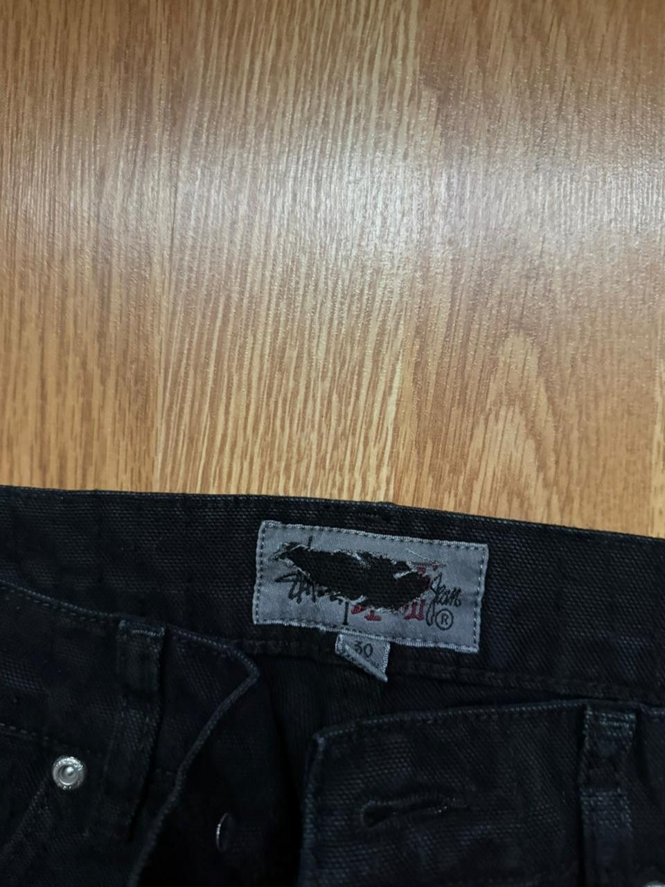 Stussy CC28 Needle Punch Denim Pant in Black Size US 32 / EU 48 - 3 Thumbnail