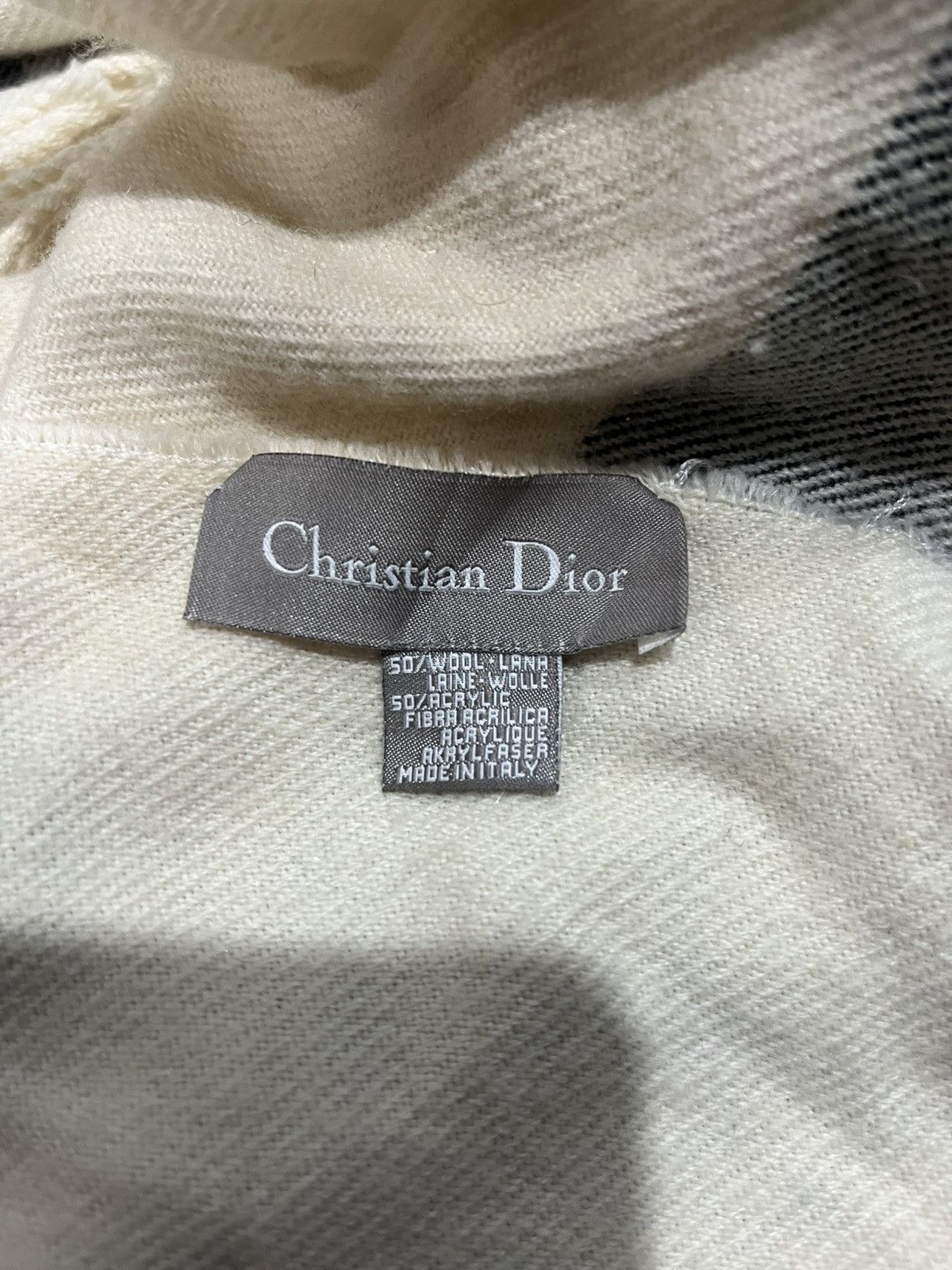 Dior Christian Dior scarf In comfortable and elegant wool blend Size ONE SIZE - 7 Thumbnail