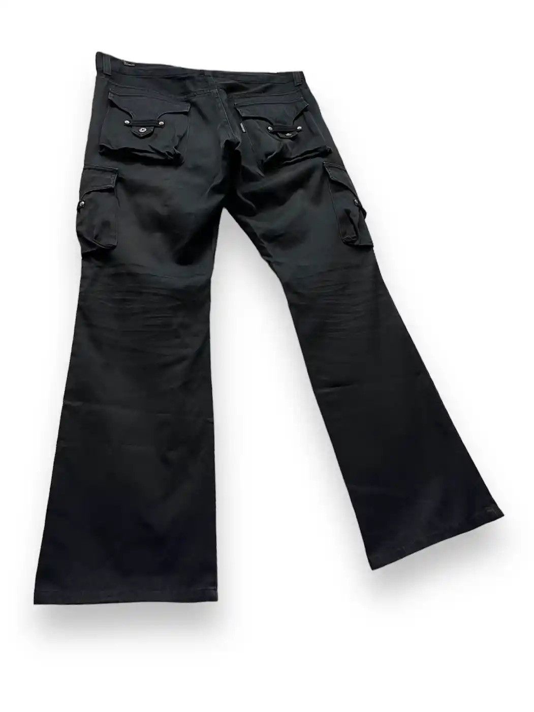 Tornado Mart × Vintage Vintage TORNADO MART Rusty Black Bush Cargo Minimalist Flare Size US 32 / EU 48 - 6 Thumbnail