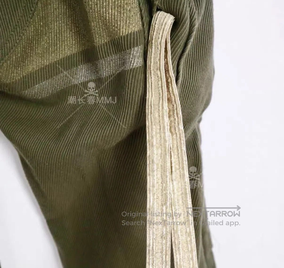 Mastermind Japan Green Cargo Pants with Multiple Pockets . Size US 34 / EU 50 - 3 Thumbnail
