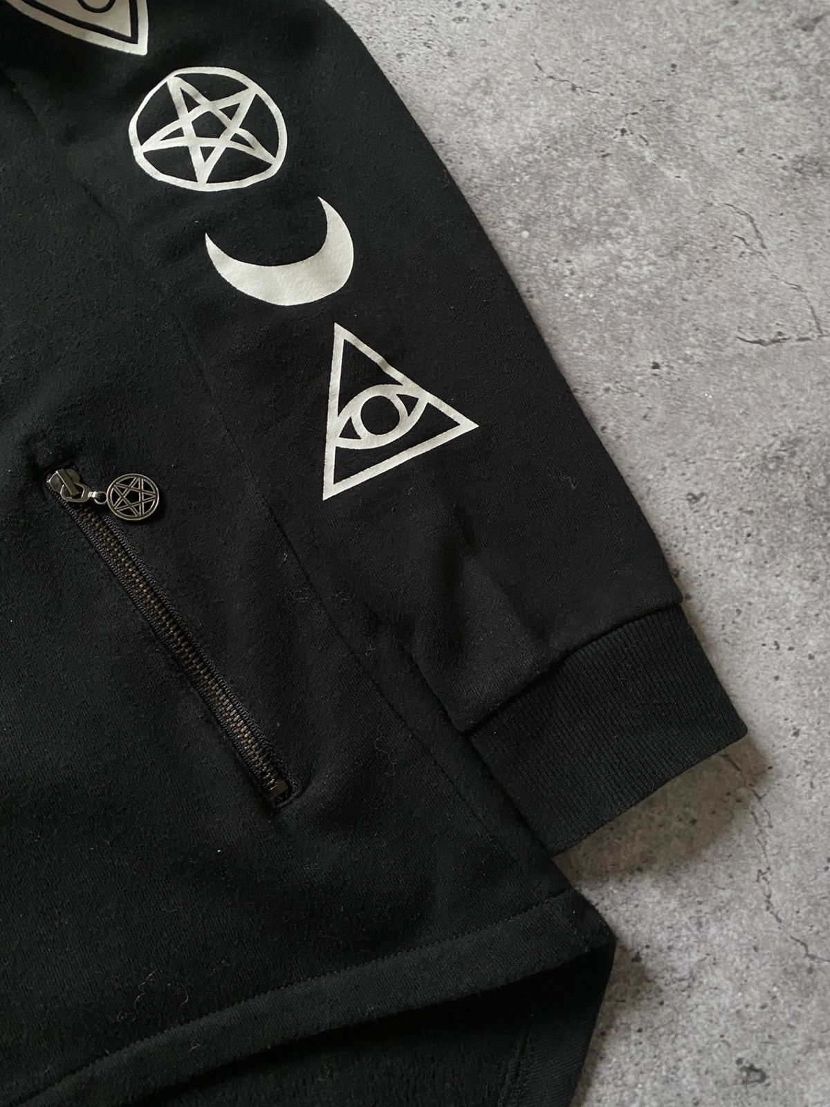 Japanese Brand Vintage Gothicana EMP Zip Hoodie Gothic Avant Garde Punk Y2K Size US M / EU 48-50 / 2 - 8 Thumbnail