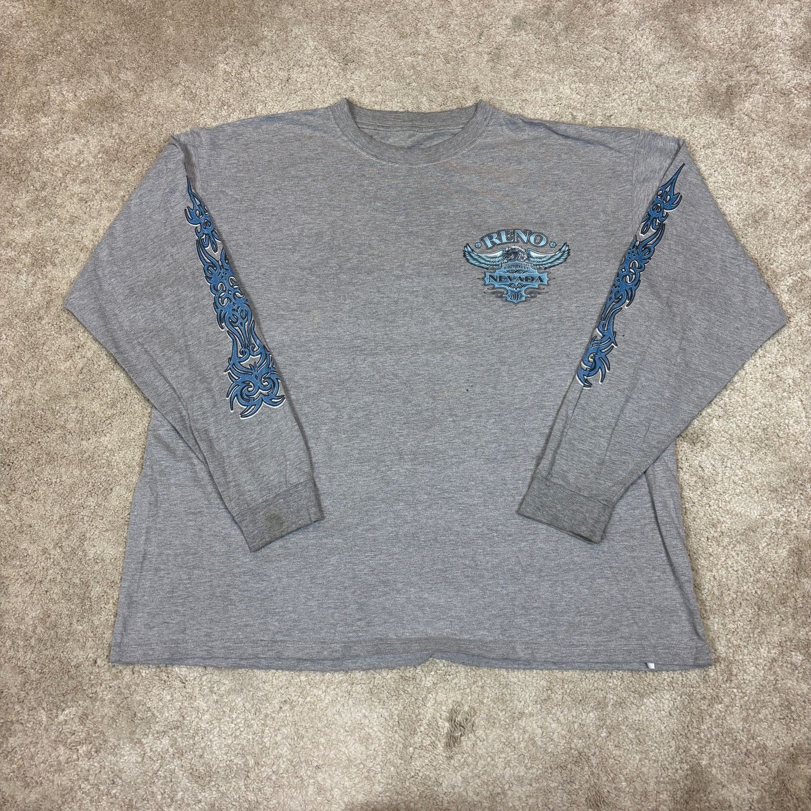 Other Reno Nevada Bike Rally 2013 LS Motorcycle Shirt 3XL Size US XXL / EU 58 / 5 - 3 Thumbnail