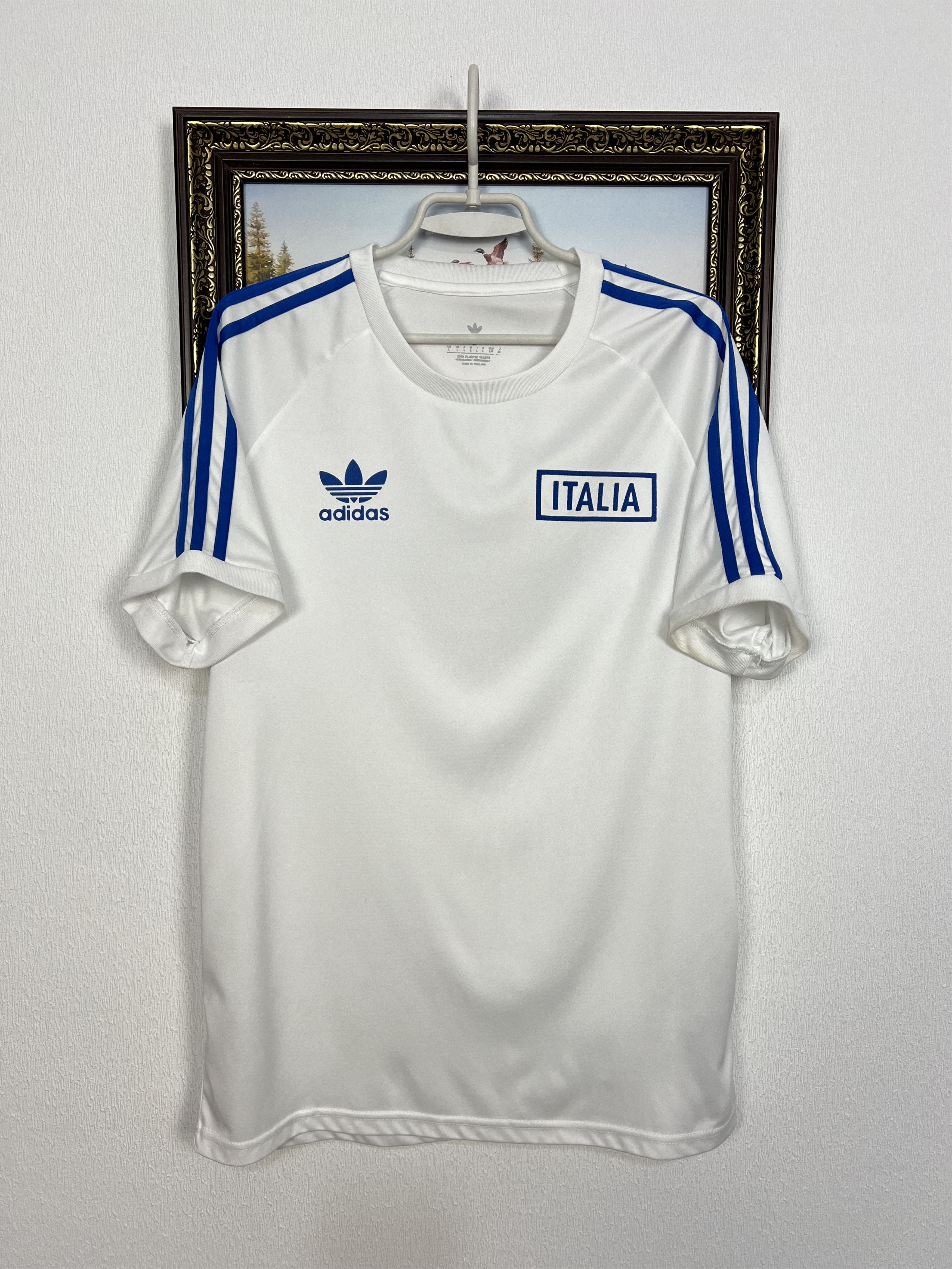 Adidas Italy Football National Team Shirt Soccer Maglia Jersey Size US L / EU 52-54 / 3 - 1 Thumbnail