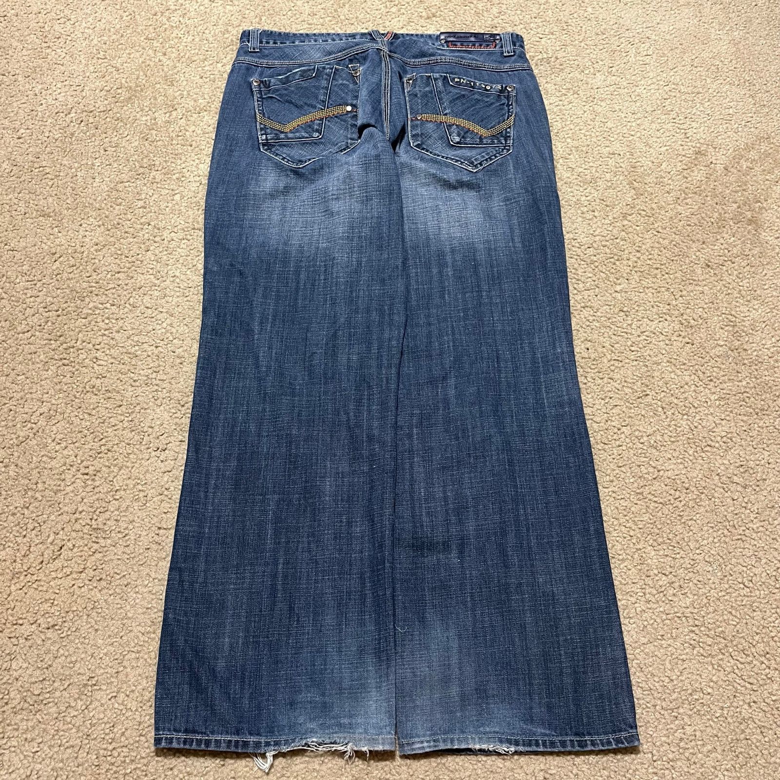 Parish Nation Parish Nation Y2K Baggy Skater Embroidered Acid Washed Jeans Size US 36 / EU 52 - 2 Thumbnail