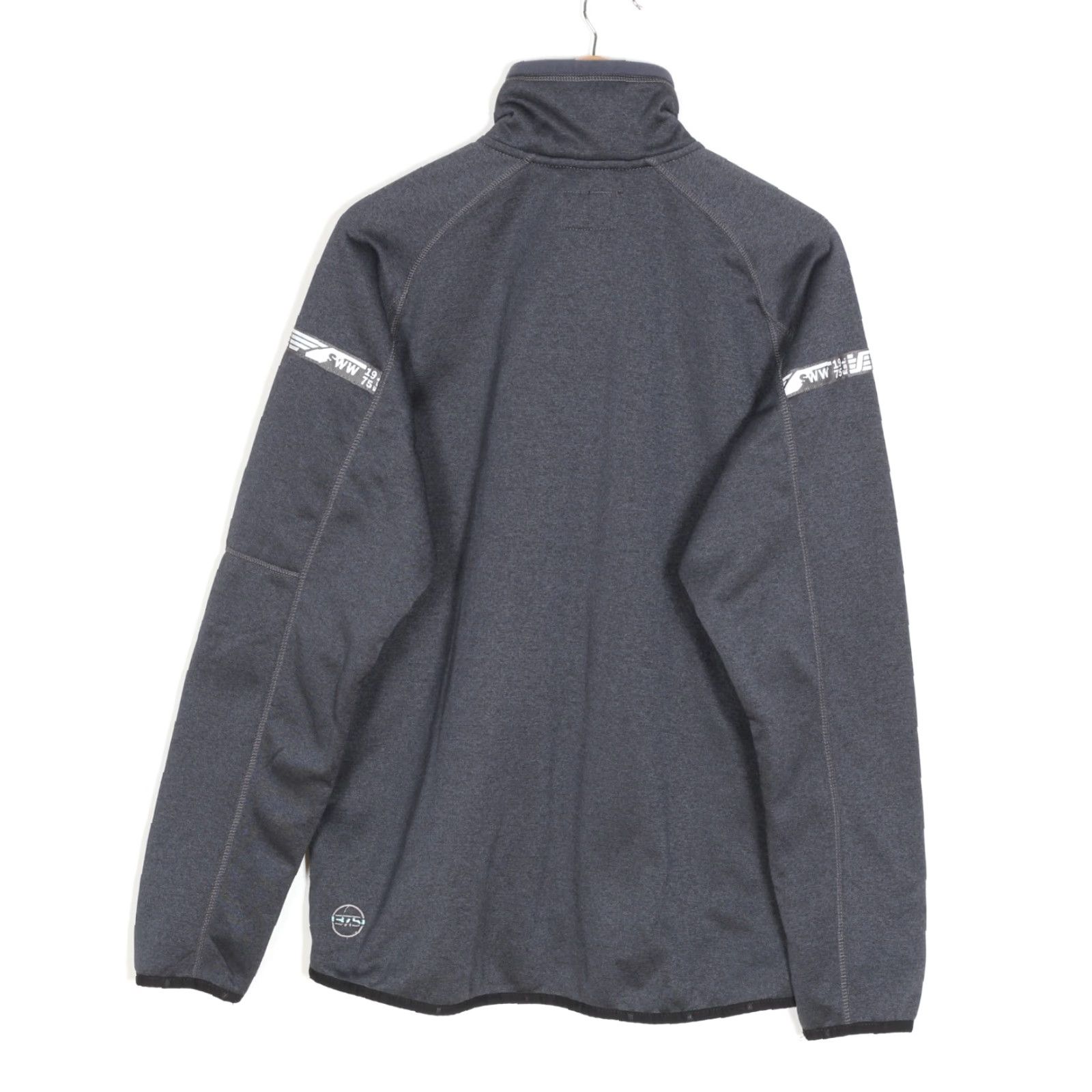 Kickers Snickers 8004 AllroundWork 37.5 Fleece Jacket Men Size XL Blue Logo Zipped Pockets Mid-Length Casual Workwear Jacket Mens XL Blue Size US XL / EU 56 / 4 - 3 Thumbnail