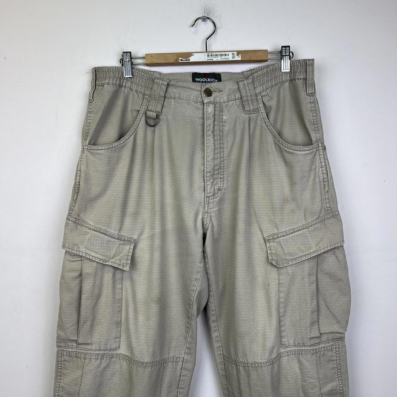Woolrich Woolen Mills Woolrich Vintage Cargo Pants - Durable Outdoor Wear Size US 34 / EU 50 - 3 Thumbnail