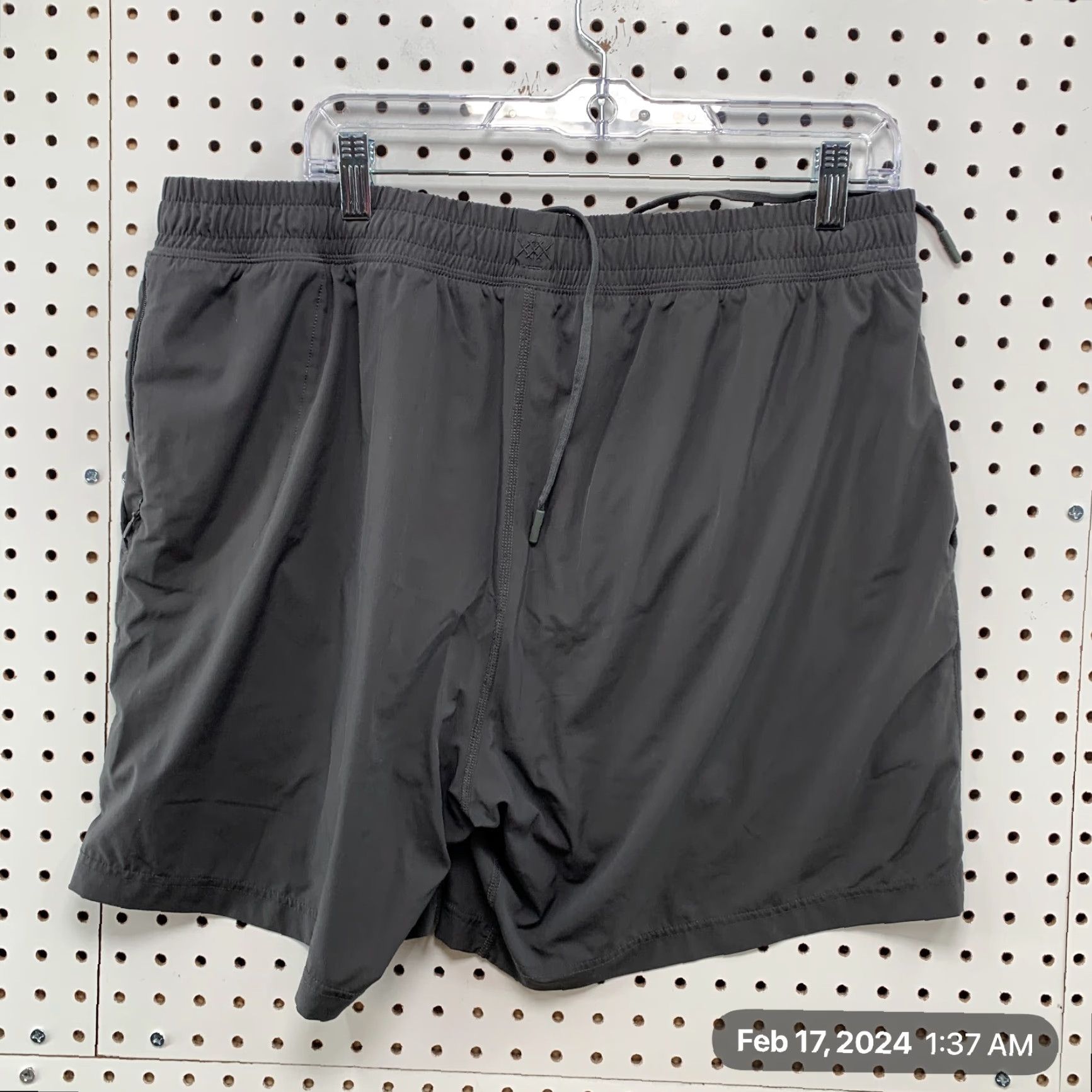 Rhone VINTAGE Rhone Active Shorts Mens 2XL Gray Workout Drawstring 36x6 Size US 39 - 6 Thumbnail