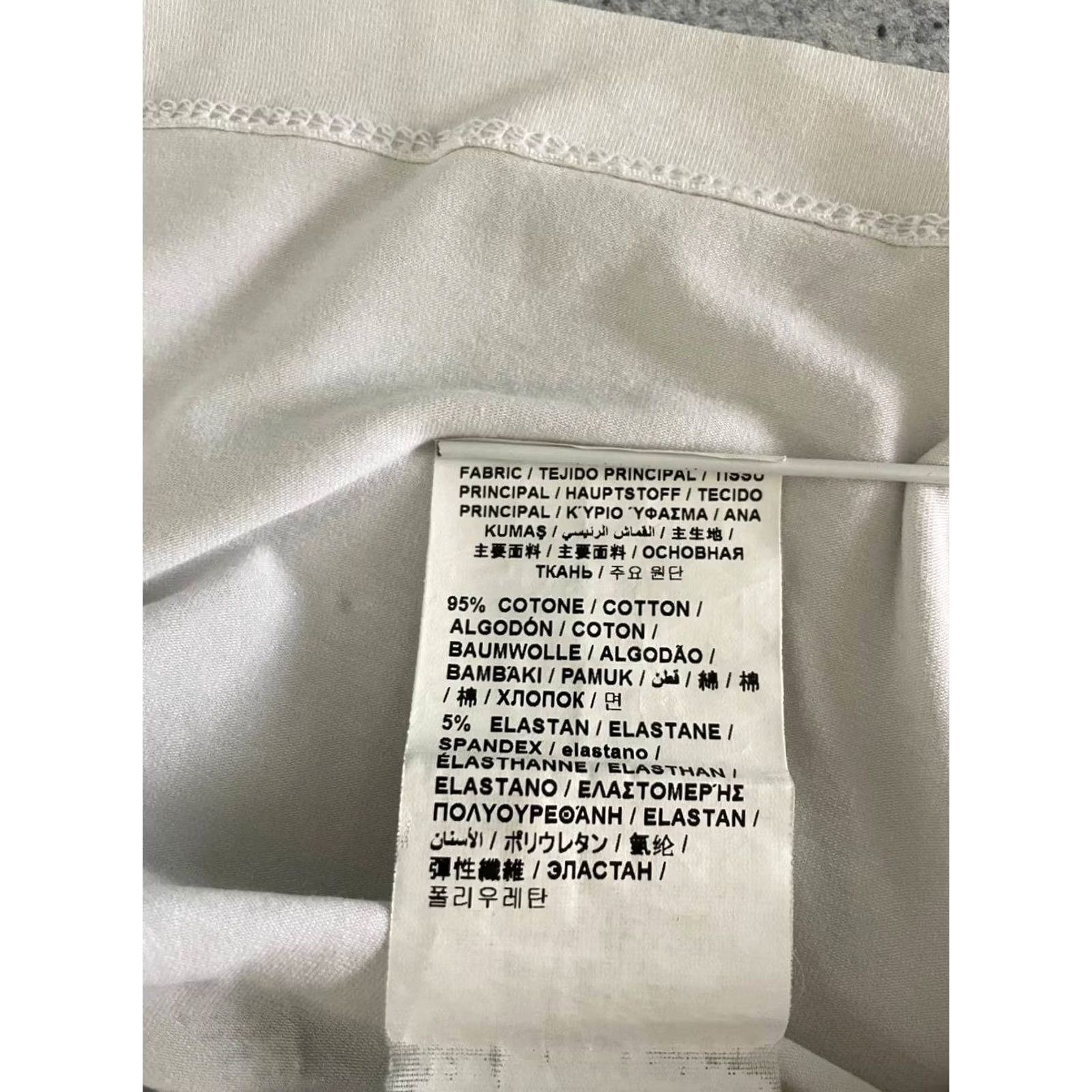 Moschino Love Moschino Shirt Mens S White Cotton Crew Neck Short Sleeve Short Sleeve Size US S / EU 44-46 / 1 - 6 Thumbnail