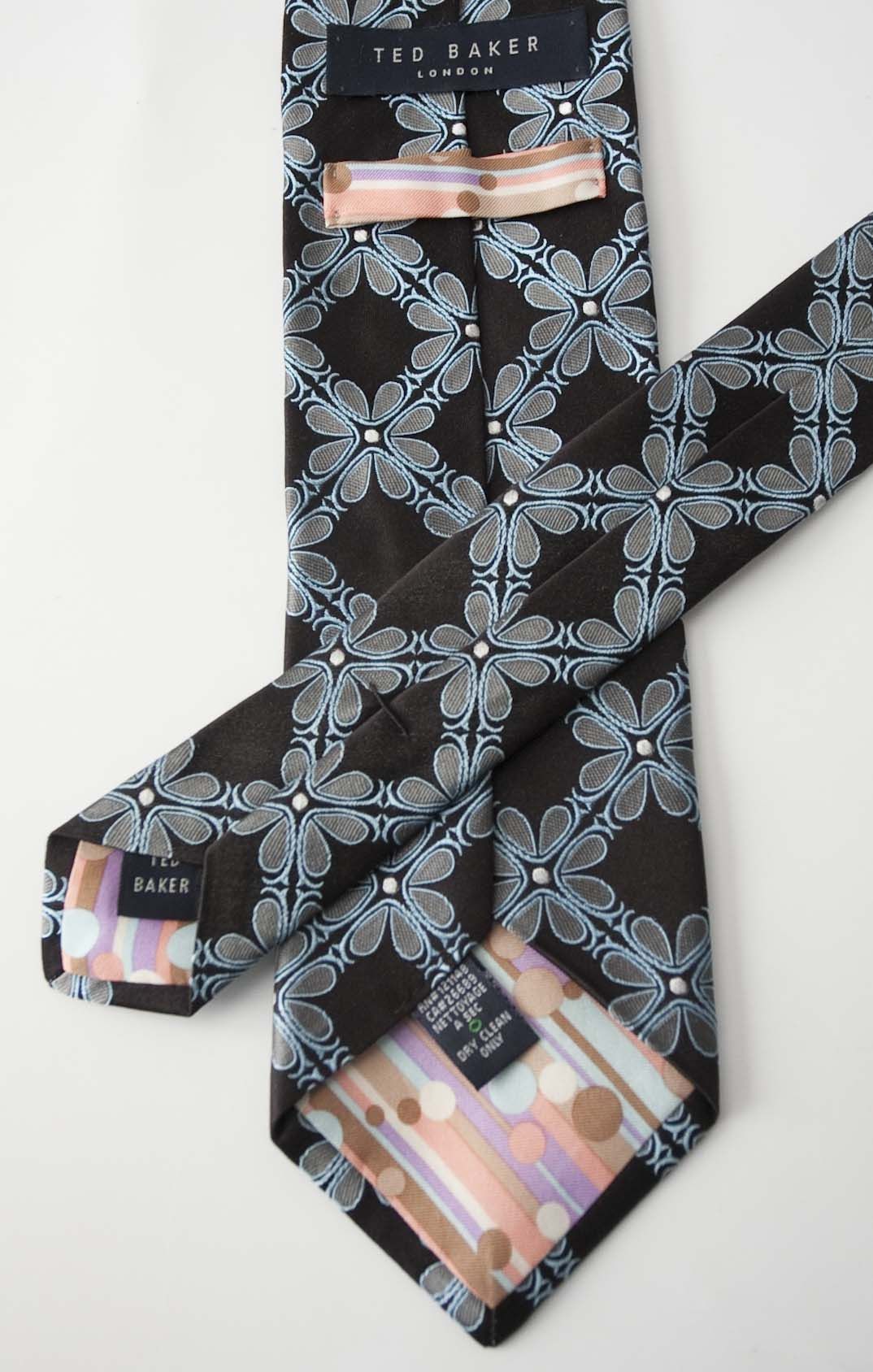 Ted Baker Ted Baker Tie 100% Silk Made in USA Floral Size ONE SIZE - 3 Thumbnail
