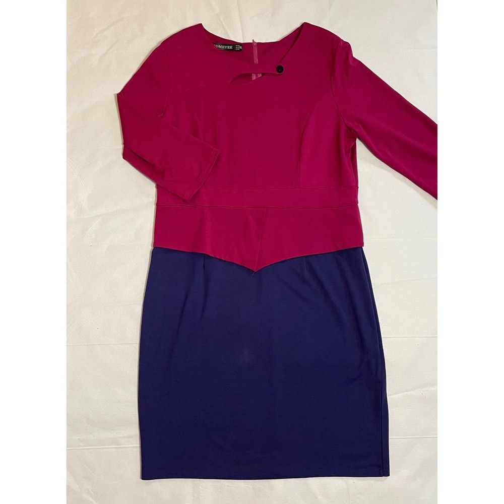 Other NWT New HOMEYEE Elegant Cut Out 3/4 Sleeve Business Pencil Size XXL / US 16-18 / IT 52-54 - 1 Thumbnail