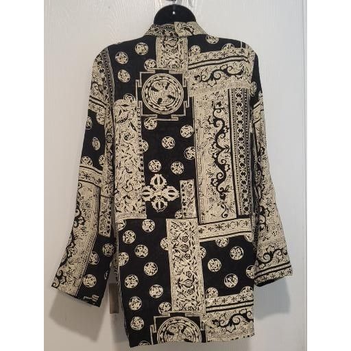 Vintage Vintage Kensington Square Button Down Shirt Women Sz S Black Size S / US 4 / IT 40 - 5 Thumbnail