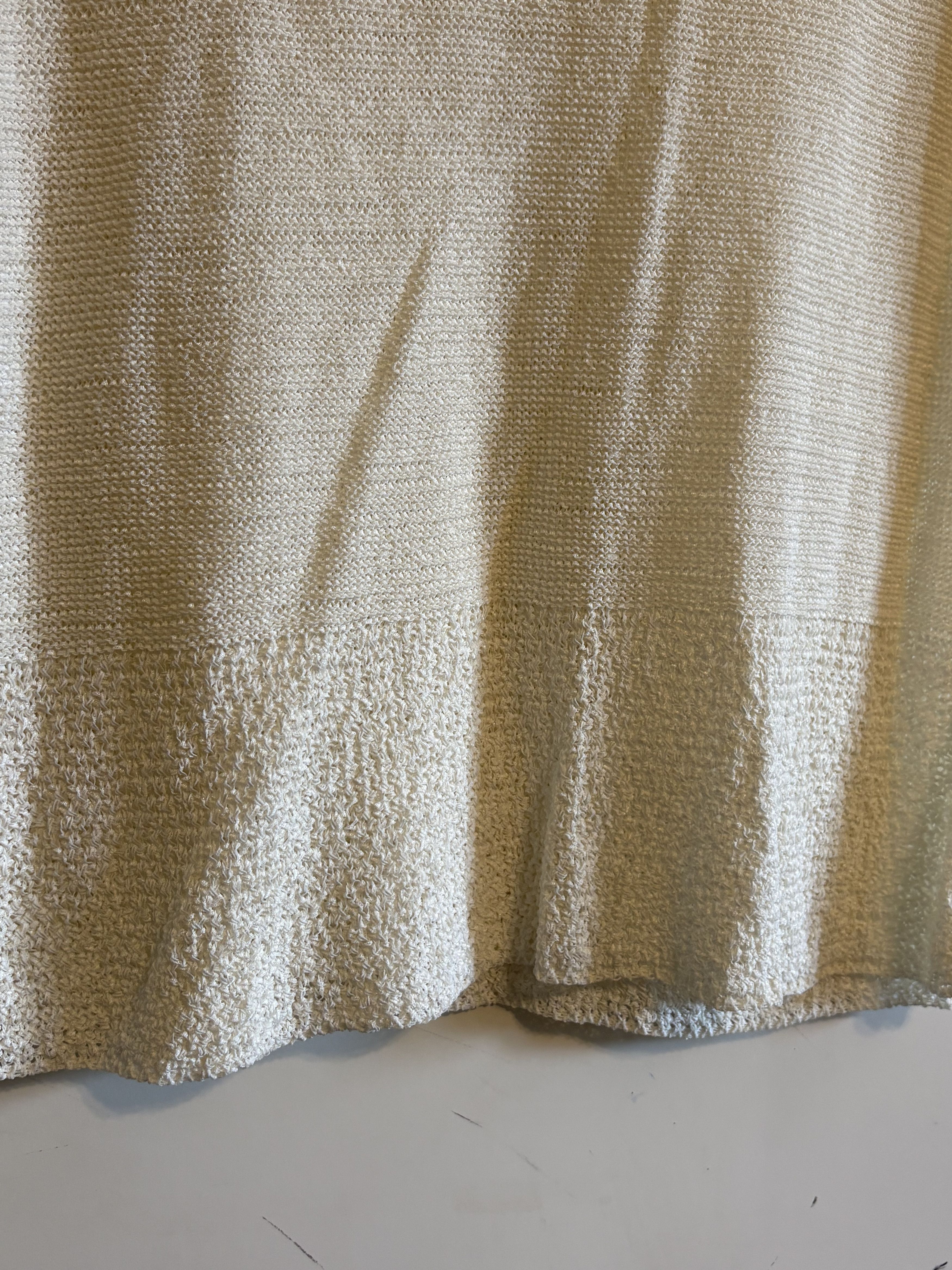 Neiman Marcus Vintage Neiman Marcus Knit Tank Top Sweater Vest XL Ivory Size XL / US 12-14 / IT 48-50 - 4 Thumbnail