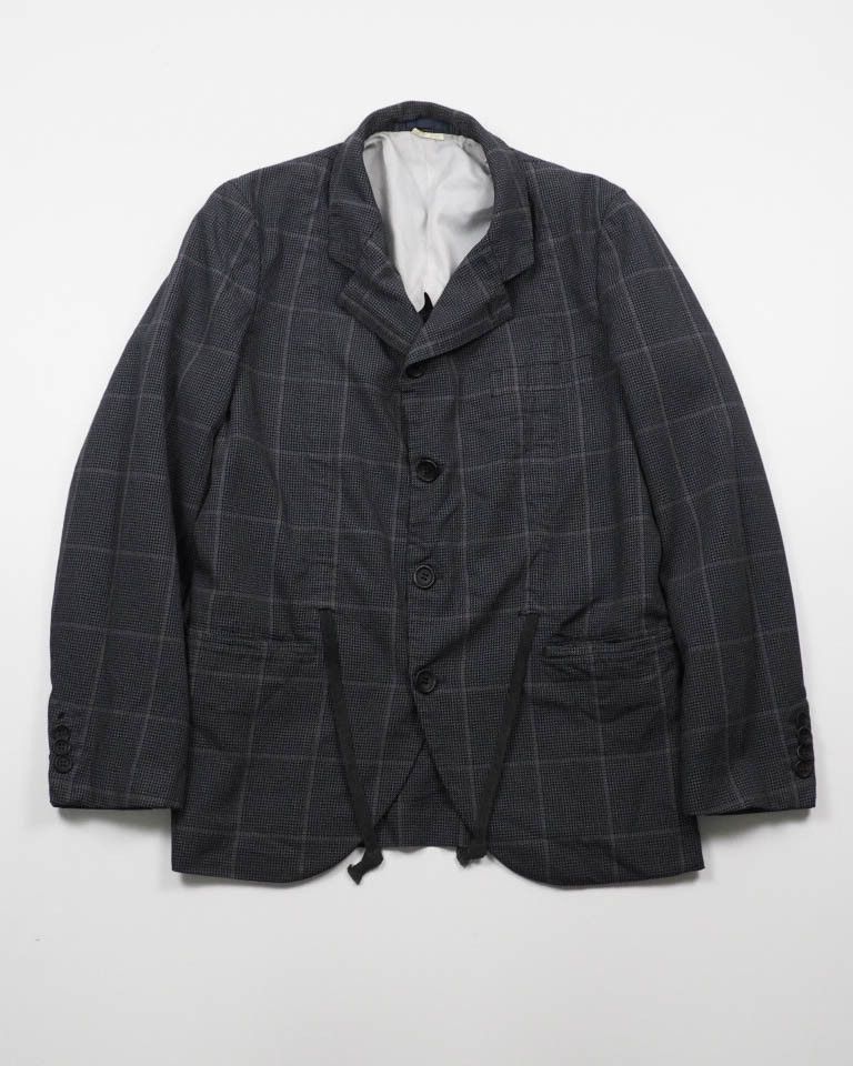 Comme des Garcons × Comme des Garcons Homme Deux × Junya Watanabe CdG homme deux 2021 houndstooth blazer jacket Size 40S - 1 Thumbnail