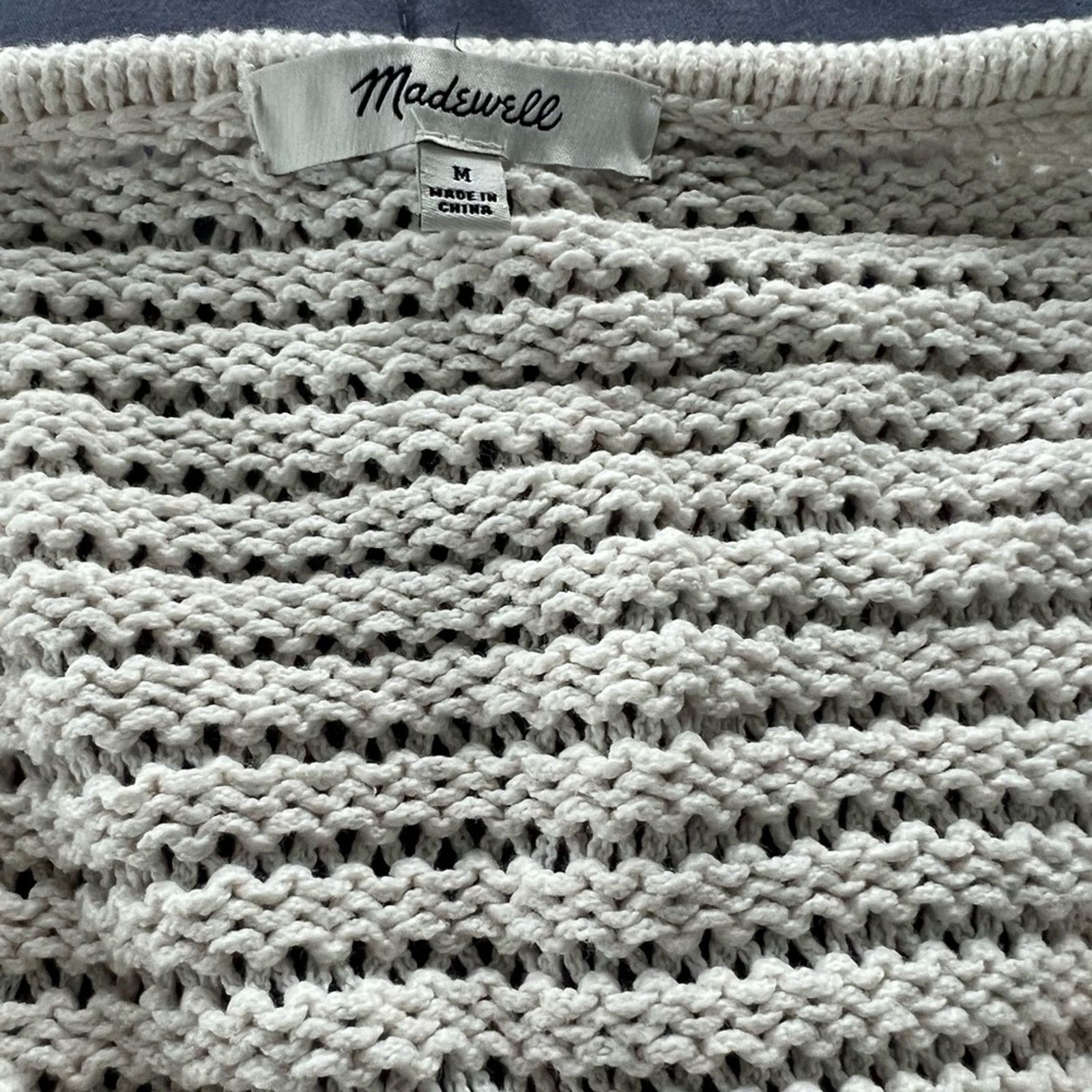 Madewell Madewell Knit Cropped Sweater Size M Size M / US 6-8 / IT 42-44 - 6 Thumbnail