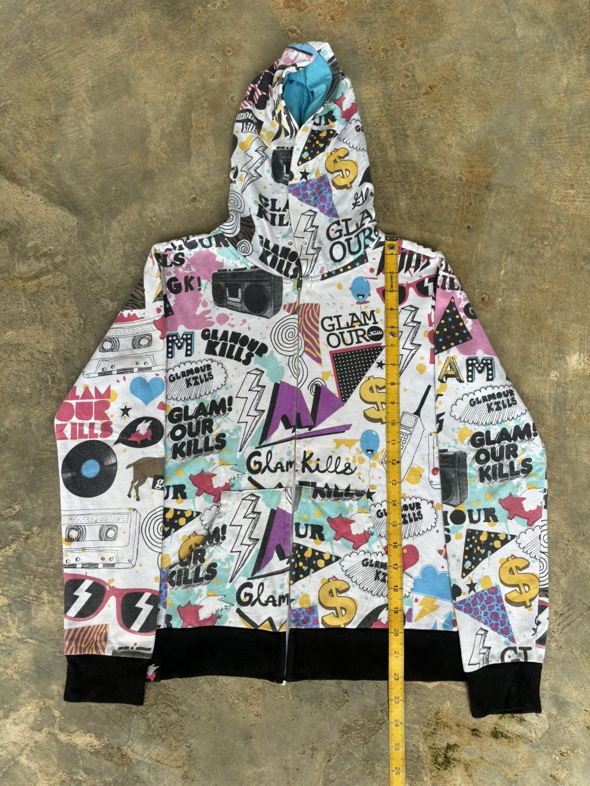 Hysteric Glamour Y2k Glamour Kills Gilr Full Print Hoodie Size US S / EU 44-46 / 1 - 11 Thumbnail