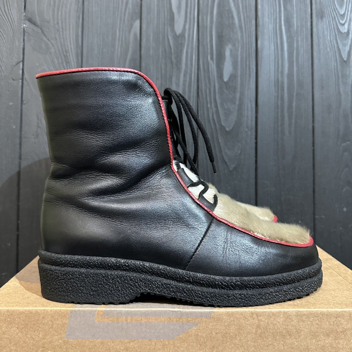 Japanese Brand Kandahar Vintage Swiss Handmade Women’s Fur Boots 22.5 cm Size US 5.5 / IT 35.5 - 1 Thumbnail