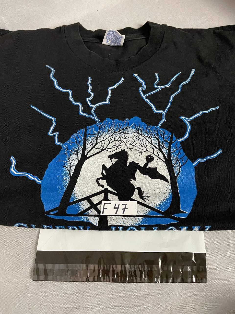 Vintage Sleepy Hollow Tee T Shirt New York Vintage 1990s Size US XXL / EU 58 / 5 - 10 Thumbnail