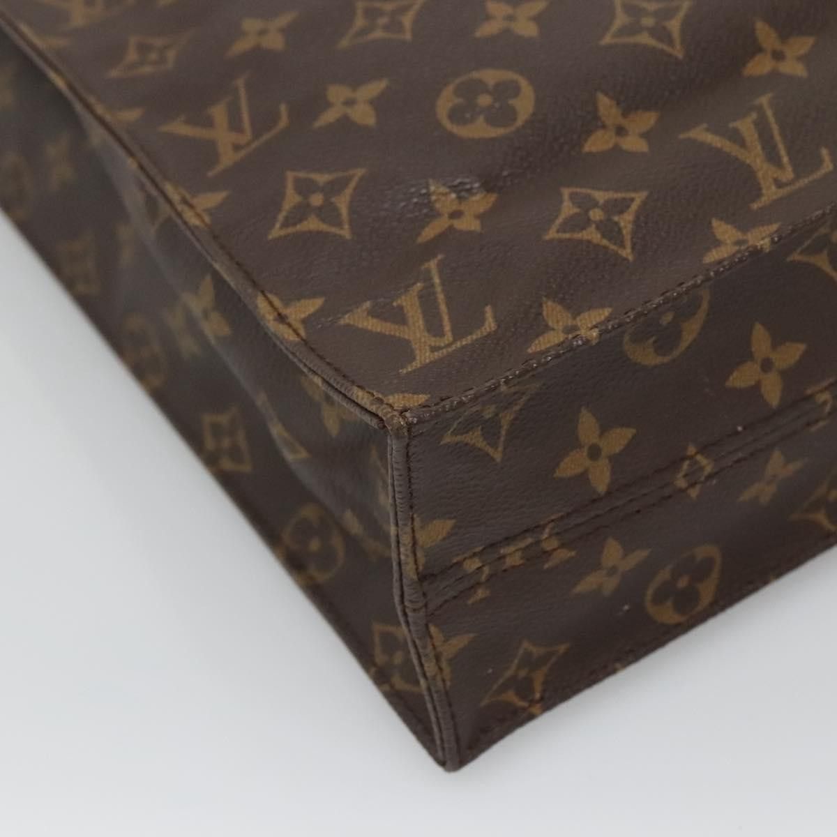 Louis Vuitton LOUIS VUITTON Monogram Sac Plat Hand Bag M51140 Size ONE SIZE - 14 Thumbnail