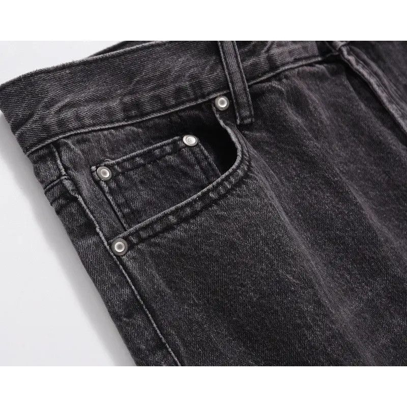 Japanese Brand × Jean Retro loose embroidered straight leg jeans Size US 32 / EU 48 - 4 Thumbnail