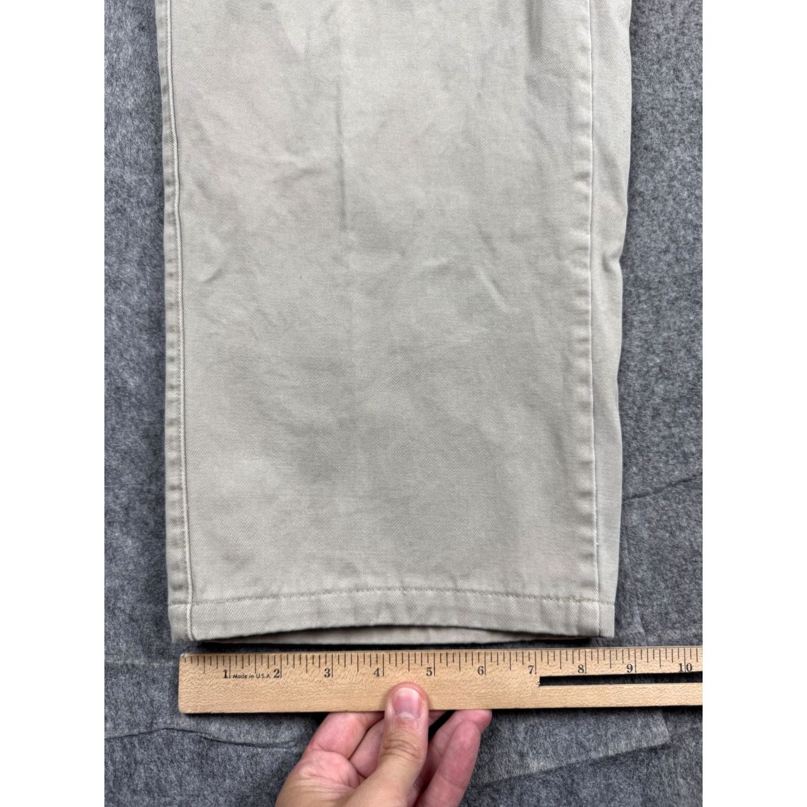 Anchor Blue VINTAGE Anchor Blue Pants Mens 32x32 Beige Baggy 90s Grunge Hip Hop Chino Wide-Leg Relaxed 25 Inseam Mens Size US 32 / EU 48 - 7 Thumbnail